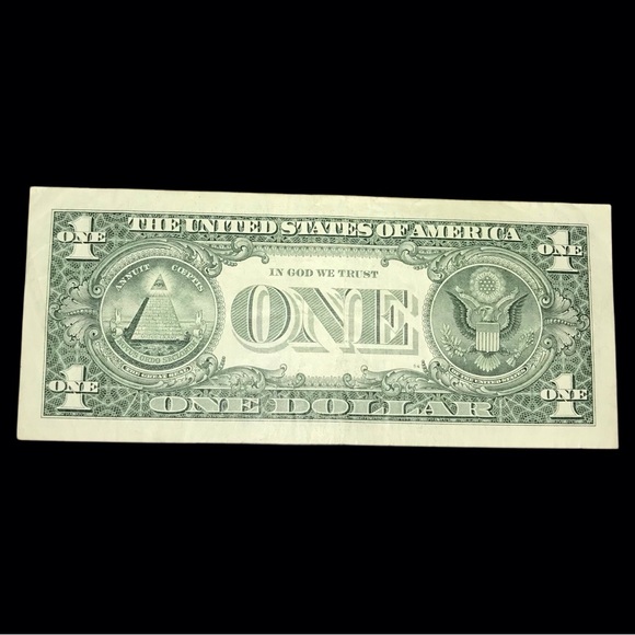 "F 5777-5555 G"- Binary, Repeater and Fancy $1.00 Bill - Picture 2 of 5